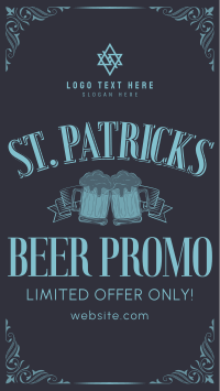 Paddy's Day Beer Promo YouTube short Image Preview