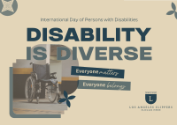 Disabled People Matters Postcard Design