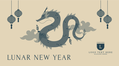 New Year of the Dragon Facebook event cover Image Preview