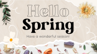 Hello Spring Facebook Event Cover Design