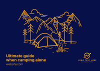 Solo Campers Postcard Design