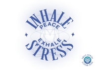 Stress Relieve Meditation Postcard Image Preview