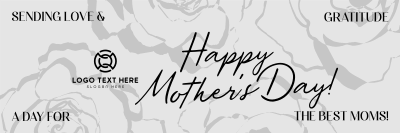 Mother's Day Rose Twitter header (cover) Image Preview