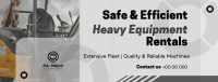 Corporate Heavy Equipment Rentals Facebook Cover Image Preview