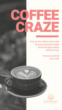 Cafe Craze Instagram story Image Preview