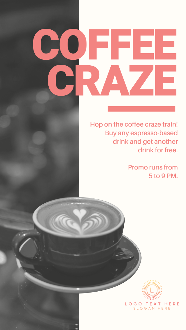 Cafe Craze Instagram Story Design Image Preview