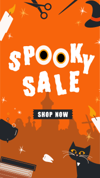 Super Spooky Sale YouTube Short Design