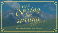 Spring Mountains Animation Preview