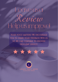 Minimalist Customer Feedback Flyer Image Preview