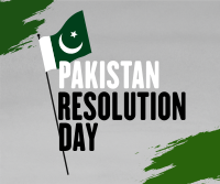 Pakistan Resolution Facebook Post Design