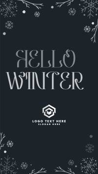 Cold Hugs And Snowflake Instagram Reel Design