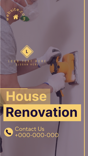 House Renovation Instagram story Image Preview