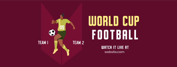 World Cup Football Player Facebook Cover Design Image Preview