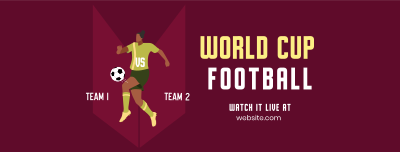 World Cup Football Player Facebook cover Image Preview