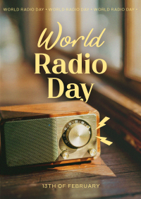 Radio Day Analog Flyer Image Preview