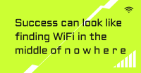WIFI Motivational Quote Facebook ad Image Preview
