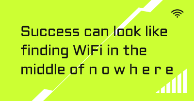 WIFI Motivational Quote Facebook ad Image Preview