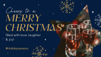 A Merry Christmas Feast Facebook Event Cover Design
