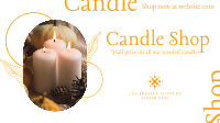 Candle Discount Facebook Event Cover Design