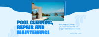 Pool Cleaning Services Facebook Cover Design