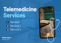 Telemedicine Services Postcard Image Preview