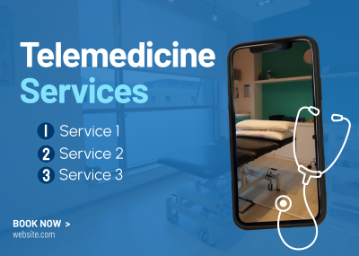 Telemedicine Services Postcard Image Preview