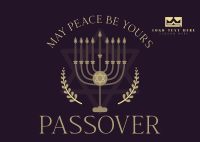 Passover Event Postcard Design