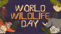 Rustic World Wildlife Day Animation Design