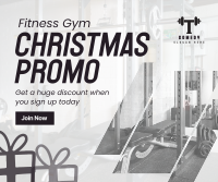 Christmas Fitness Facebook post Image Preview