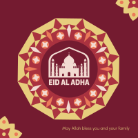 Eid Al Adha Frame Instagram Post Design