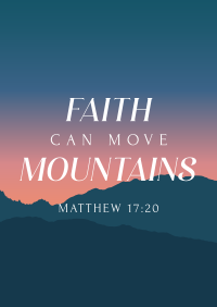 Faith Move Mountains Flyer Image Preview