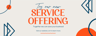 New Service Offer Facebook cover Image Preview