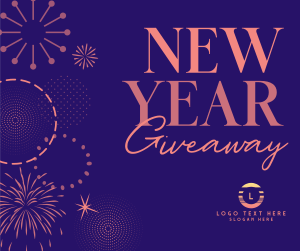 Circle Swirl New Year Giveaway Facebook post Image Preview