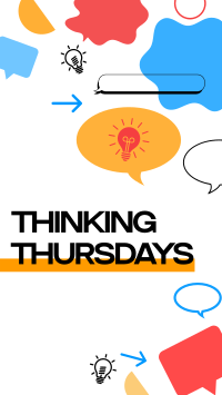 Thinking Thursday Bubbles Facebook Story Design