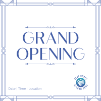 Art Deco Grand Opening Instagram post Image Preview