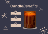 Candle Benefits Postcard Image Preview