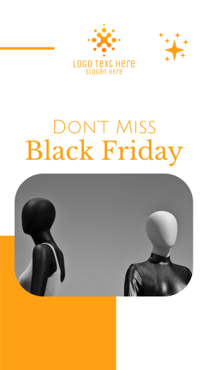 Don't Miss Black Friday Sale Instagram story