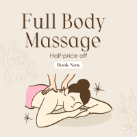 Body Massage Promo Instagram post Image Preview