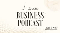 Corporate Business Podcast YouTube Video Design