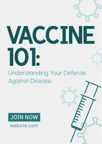 Health Vaccine Webinar Flyer Image Preview