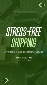 Corporate Shipping Service Facebook Story Design