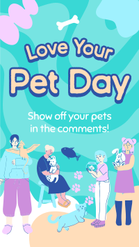 Quirky Pet Love Instagram story Image Preview