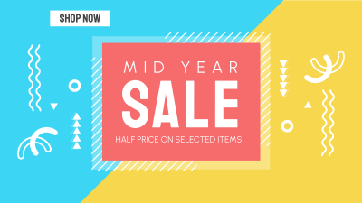 Midyear Sale Facebook event cover Image Preview