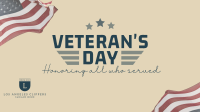 Honor Our Veterans Facebook Event Cover Design