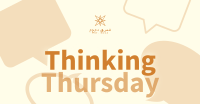 Minimalist Thinking Thursday Facebook Ad Image Preview