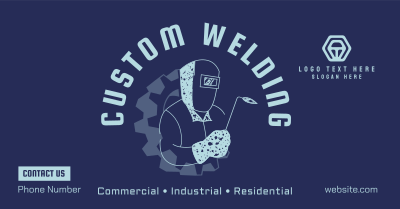 Custom Welding Badge Facebook ad Image Preview