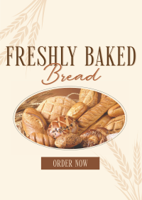 Earthy Bread Bakery Flyer Design