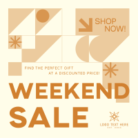 Geometric Weekend Sale Instagram post Image Preview