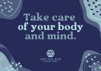 Your Mind & Body Postcard Design