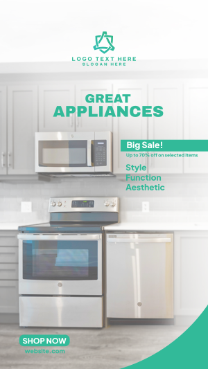 Great Appliances Instagram story Image Preview